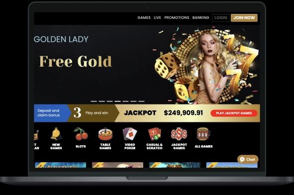 Golden Lady Casino Desktop